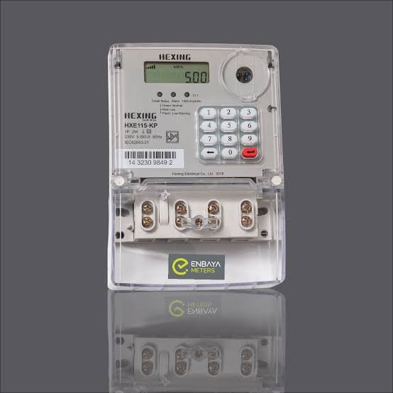 Prepaid electricity meter for a new meter application in Tshwane